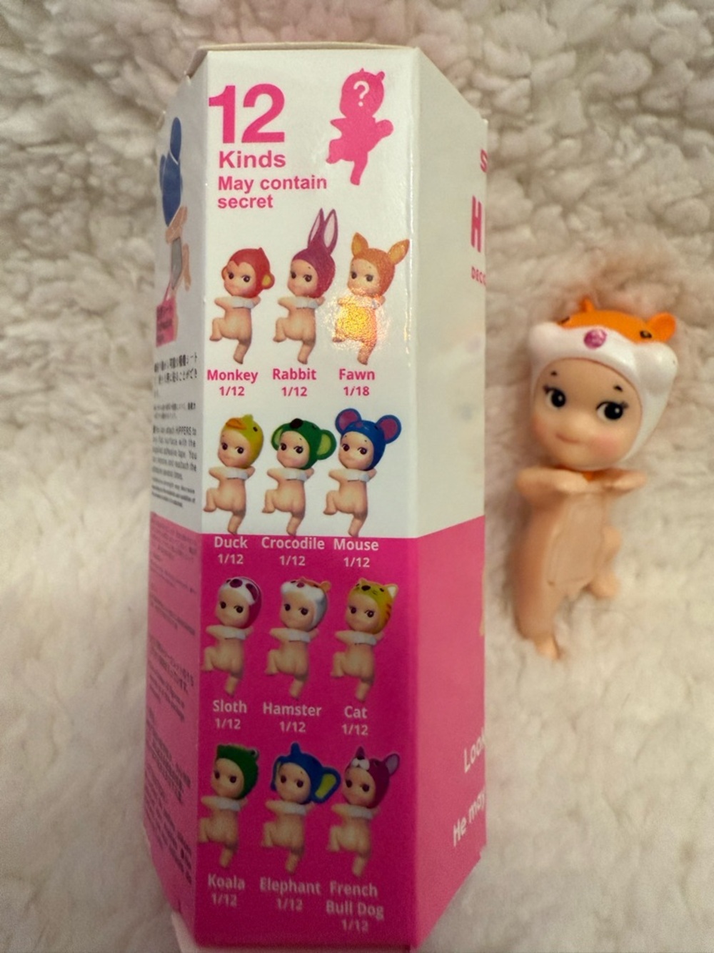 Sonny Angel Hippers Looking Back Series  Mini Figure attachable Hipper - Picture 4 of 4